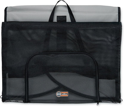 Pet Products Travel Safety Carrier for Pets, Dog Crate for Car Travel, Dog Soft-Sided Carrier for Large Dogs, Portable Car Seat Kennel, Gray/Black Large 29.5 X 22 X 25.5 Inches
