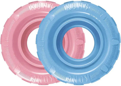 KONG All Series and All Size for Puppy Wobbler Dog Cat Toy of Flyer Tires Durable Natural Rubber Fun to Chew Chase and Fetch